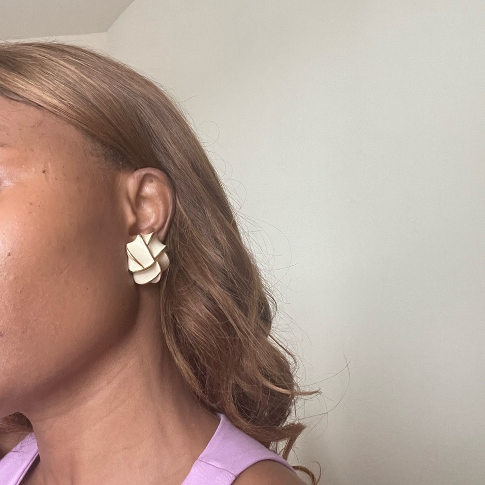 Vintage clip on earrings.